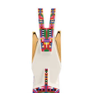 Figurka z porcelany Alessi Holyhedrics Donkey - 2