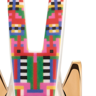 Figurka z porcelany Alessi Holyhedrics Donkey - 3