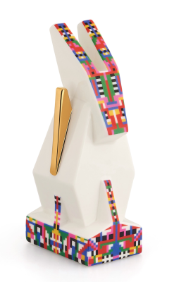 Figurka z porcelany Alessi Holyhedrics Donkey