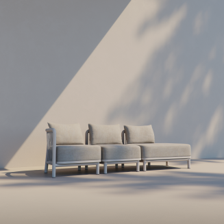 Sofa ogrodowa SACKit Kirra Lounge Sofa 3 Seater Open End Sand - 10