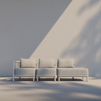 Sofa ogrodowa SACKit Kirra Lounge Sofa 3 Seater Open End Sand - 11