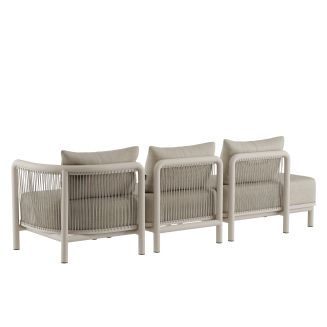 Sofa ogrodowa SACKit Kirra Lounge Sofa 3 Seater Open End Sand - 2