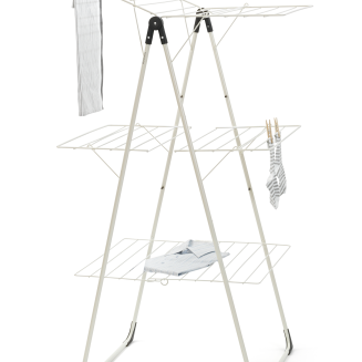 Trójpoziomowa suszarka Brabantia kremowy 131 cm - 3