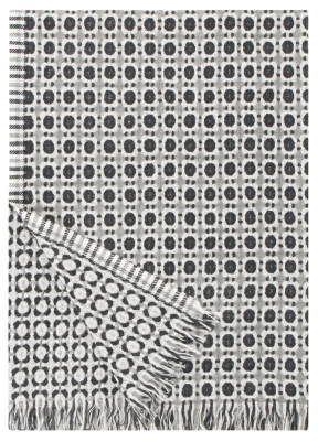  Lapuan Kankurit Corona blanket grey-black 130x170 cm
