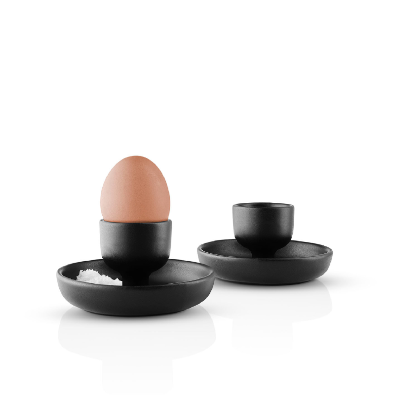 Kieliszek na jajko Eva Solo Nordic Kitchen Black 2 szt.