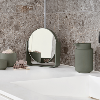 Lusterko kosmetyczne 5x powiększające Zone Denmark Ume Olive Green - 4