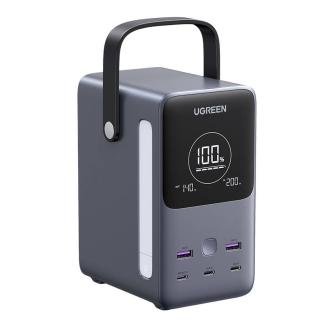 UGREEN PB770 Power Bank 48000mAh 300W 6-Port (Gray) - 2