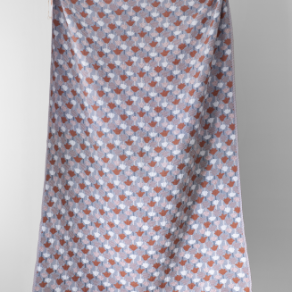 Koc Lapuan Kankurit TULPPAANI cinnamon-blue 130x180 cm - 2