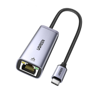 UGREEN CM483 Adapter sieciowy USB-C do RJ45 (szary) - 2