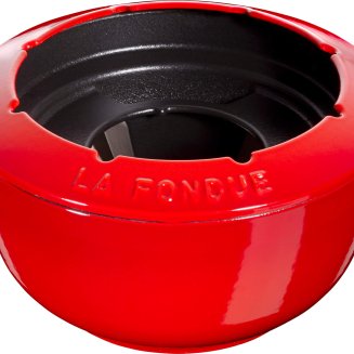 Zestaw do fondue Staub - 20 cm, Czerwony - 4