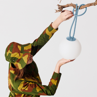 Lampa ogrodowa Fatboy Bolleke Wave Blue - 10