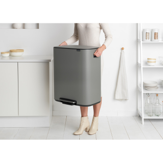 Kosz na śmieci Brabantia Bo 60l mineralny szary - 7
