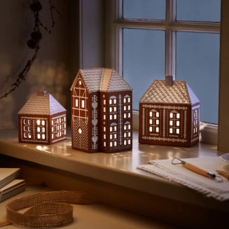 Latarnia na tealight Kähler Gingerbread Lighthouse Medium - 7