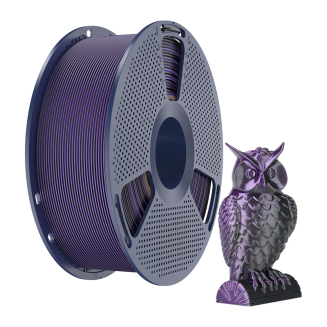  Filament SUNLU PLA+ Silk Dual Color 1.75mm 1kg (black-purple) - 2