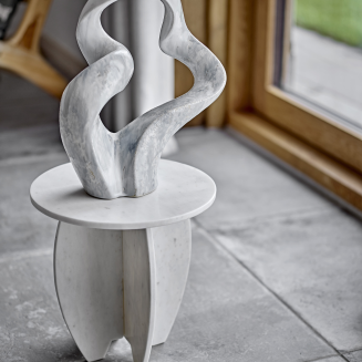 Piedestał Bloomingville Sendai Marble 31 cm - 2