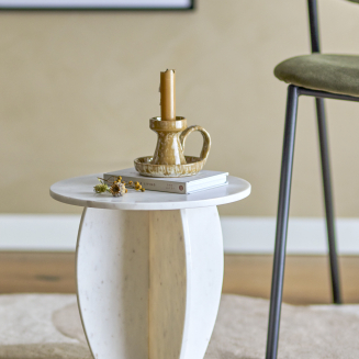 Bloomingville Sendai Marble pedestal 31 cm - 3