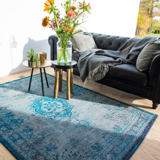 Dywan Louis de Poortere Fading World Medallion grey turquoise - 11