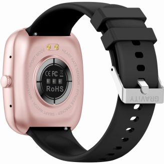 Smartwatch Damski GRAVITY GT18-1 Różowy Pasek Silikonowy + Czarny Pasek - 9