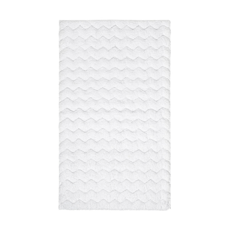 Dywanik łazienkowy Sorema Chevron White