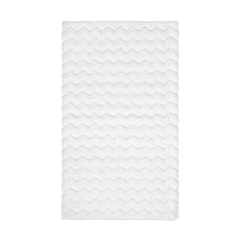 Dywanik łazienkowy Sorema Chevron White
