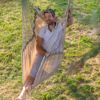 Siedzenie wiszące La Siesta Cumbia Outdoor Almond Comfort - 10