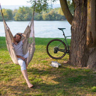 Siedzenie wiszące La Siesta Cumbia Outdoor Almond Comfort - 11