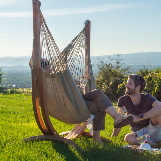  La Siesta Cumbia Outdoor Almond hanging seat - 8