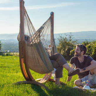 Siedzenie wiszące La Siesta Cumbia Outdoor Almond - 3