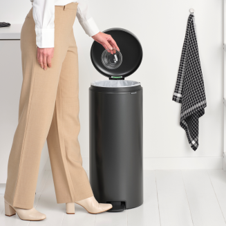 Kosz łazienkowy Brabantia NewIcon 30l Confident Grey - 6