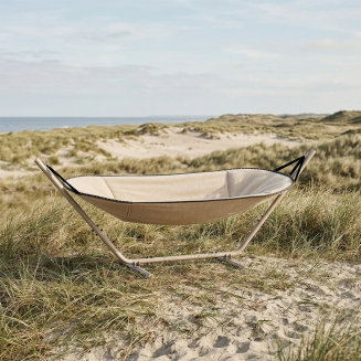 Hamak ze stojakiem taupe SACKit Cobana Hammock Alu Boucle Beige - 6