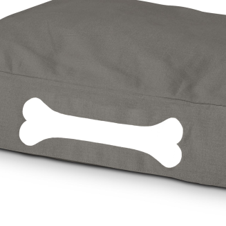  Fatboy Doggielounge Canvas S Charcoal Gray bed - 3