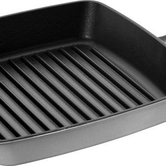 Żeliwna patelnia grillowa Staub 26 cm graphite grey - 2
