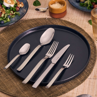 Zestaw sztućców satynowych Henckels by Zwilling Clouds 30 elementów - 10
