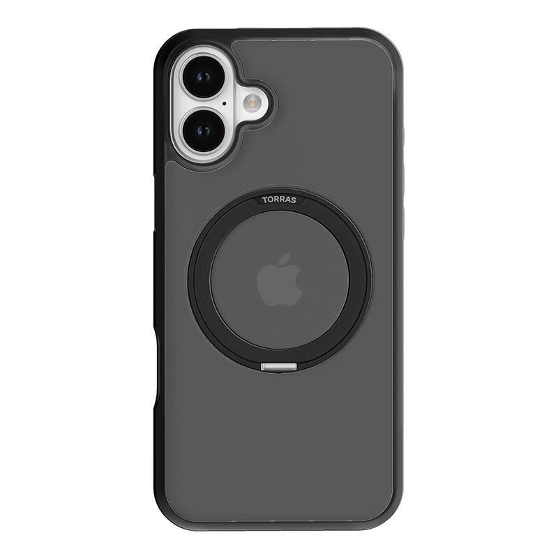 Etui TORRAS Ostand Pro iPhone 16 Plus (czarne)