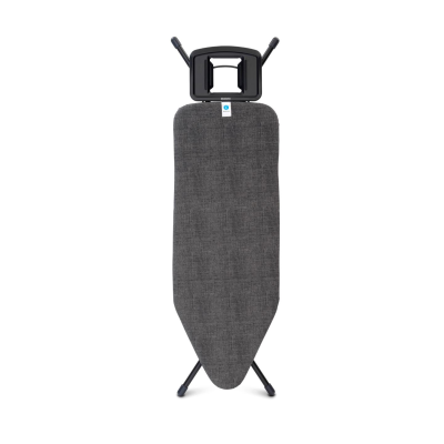 Deska do prasowania Brabantia C 124x45 cm z dużą podstawą na żelazko parowe Denim Black