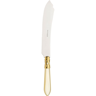 Nóż do ciasta Casa Bugatti Aladdin Ivory/Gold