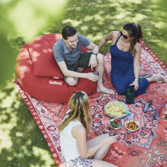 Dywan piknikowy Fatboy Picnic Lounge Red 210x280 cm - 7