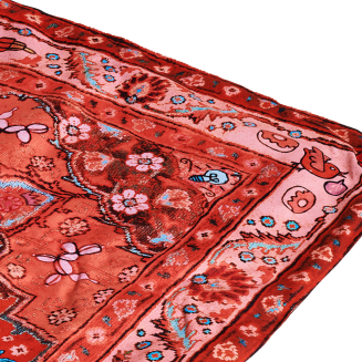 Dywan piknikowy Fatboy Picnic Lounge Red 210x280 cm - 5