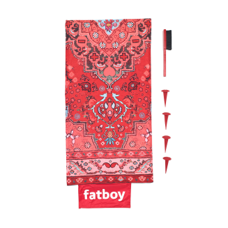 Dywan piknikowy Fatboy Picnic Lounge Red 210x280 cm - 2