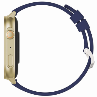 Smartwatch Damski GRAVITY GT15-11 Granatowy Pasek Silikonowy + Złota Bransoleta - 7