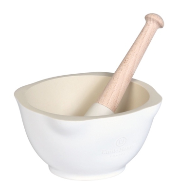  Emile Henry mortar and pestle white