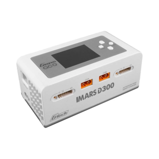 Ładowarka GENS ACE IMARS D300 AC/DC 2-kanałowa (biała) - 3