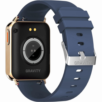 Smartwatch Gravity Różowe Złoto Granatowy 2 Paski GT17-2 - 11