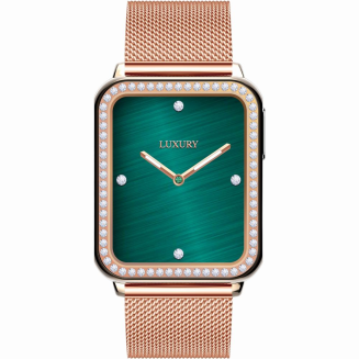 Smartwatch Gravity Różowe Złoto Granatowy 2 Paski GT17-2 - 6