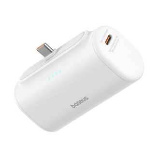 Powerbank Baseus Compact 5000mAh, 20W, USB-C (biały) - 3