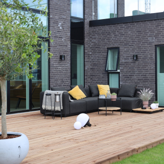 Sofa ogrodowa SACKit Cobana Lounge Sofa 4 Seater Black - 3