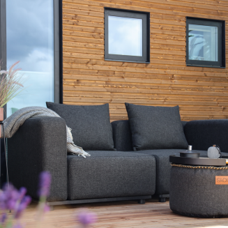 Sofa ogrodowa SACKit Cobana Lounge Sofa 4 Seater Black - 6