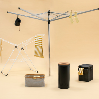 Kosz na pranie z korkową pokrywą Brabantia czarny 35l - 7