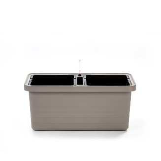 Donica samo-nawadniająca Urbalive Berberis Duo jasnoszary 78x39 cm - 2