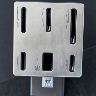  Set of 5 knives in a Zwilling Four Star self-sharpening block - Gray - 8